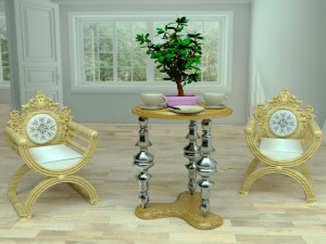 Coffee Party 4K Modelo 3D