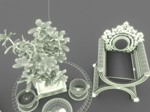 Coffee Party 4K 3D 模型