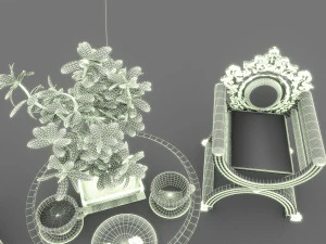 Coffee Party 3D Model