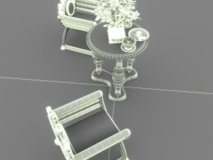 Coffee Party 4K 3D 模型