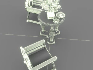 Coffee Party 3D Model