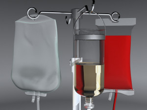 IV Stand 4K 3D Model