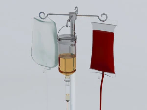 Hospital Bed 7 - 4K 3D Model