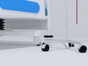 Hospital Bed 7 - 4K 3D Model