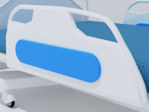 Hospital Bed 7 - 4K 3D Model