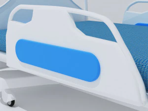 Hospital Bed 7 - 4K 3D Model