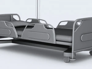 Hospital Bed 7 - 4K 3D Model