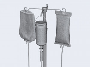 Hospital Bed 7 - 4K 3D Model