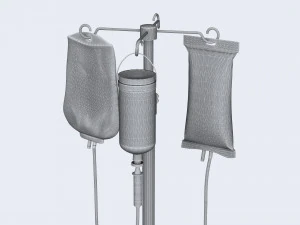 Hospital Bed 7 - 4K 3D Model