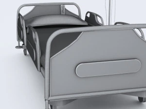 Hospital Bed 7 - 4K 3D Model