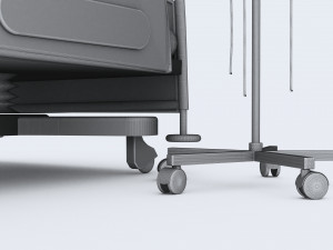 Hospital Bed 7 - 4K 3D Model