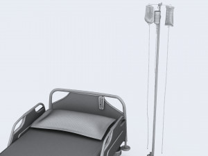 Hospital Bed 7 - 4K 3D Model