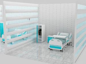 Hospital Ward 7 3D Model