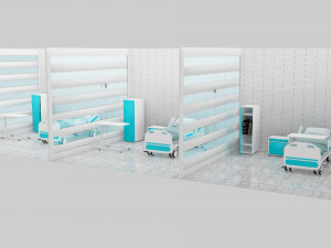 Hospital Ward 7 - 4K 3D Модель