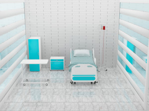 Hospital Ward 7 - 4K Modèle 3D