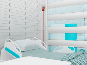 Hospital Ward 7 - 4K Modèle 3D