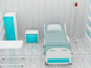 Hospital Ward 7 - 4K Modèle 3D