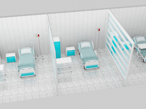 Hospital Ward 7 - 4K Modèle 3D