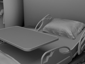 Hospital Ward 7 - 4K Modèle 3D