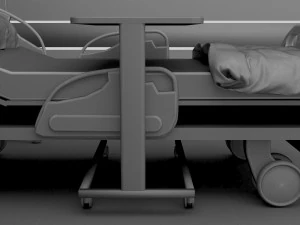 Hospital Ward 7 3D Model
