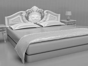Elite Bedroom Set 4K 3D Model