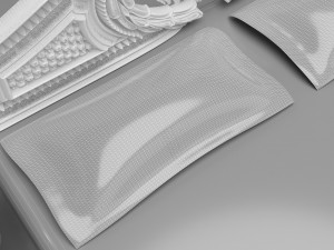 Elite Bedroom Set 4K 3D Model