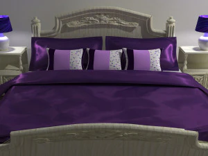 Classic Bed 3D Model