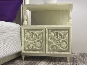 Classic Bed 3D Model