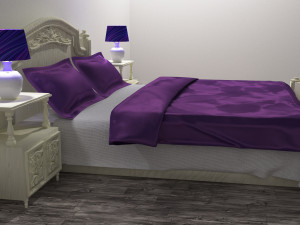 Classic Bed 8K 3D Model