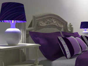 Classic Bed 3D Model