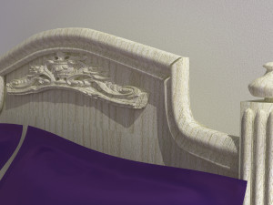 Classic Bed 8K 3D Model