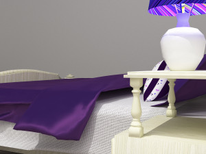 Classic Bed 8K 3D Model
