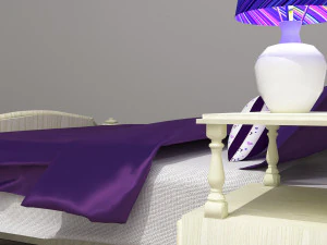 Classic Bed 3D Model