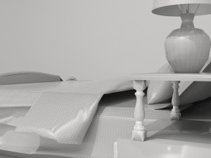 Classic Bed 8K 3D Model