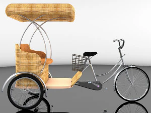 Bike Rickshaw 7 3D Model