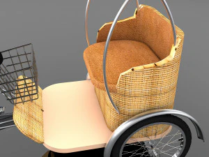Bike Rickshaw 7 3D Model
