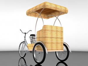 Bike Rickshaw 7 - 4K Modelo 3D