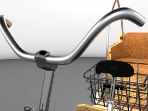 Bike Rickshaw 7 3D Model