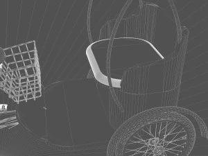 Bike Rickshaw 7 3D Model