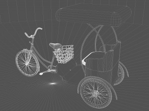 Bike Rickshaw 7 - 4K Modelo 3D
