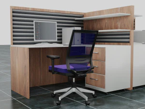 Workstation 3D Model