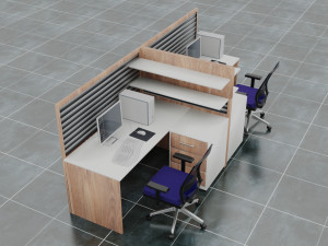 Workstation 4K Modèle 3D