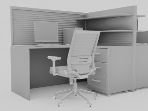 Workstation 4K Modèle 3D