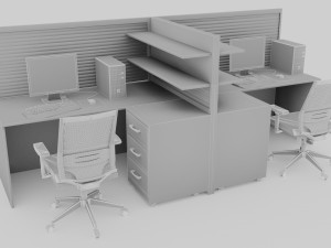 Workstation 4K Modèle 3D