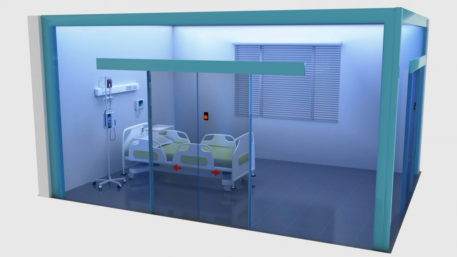 Observation Room 8K 3D Model .c4d .max .obj .3ds .fbx .stl .blend 