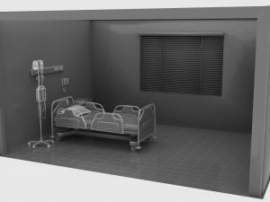 Observation Room 8K 3D Model