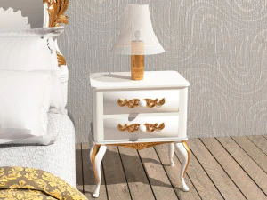 Royal Bed 8K 3D Model