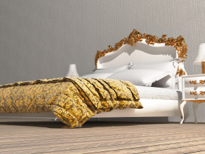 Royal Bed 8K Modèle 3D