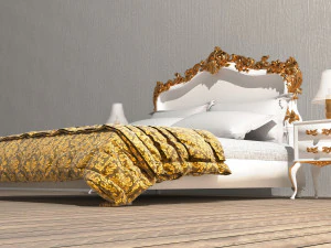 Royal Bed 8K 3D Model