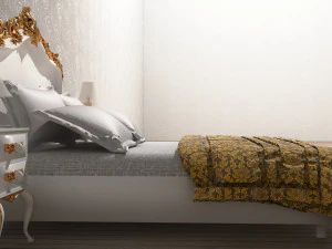Royal Bed 8K 3D Model